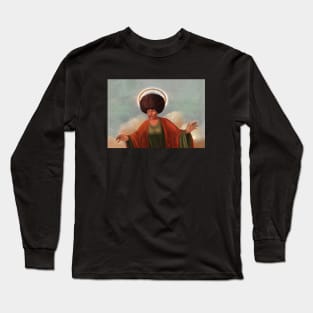 God is a Black Woman Long Sleeve T-Shirt